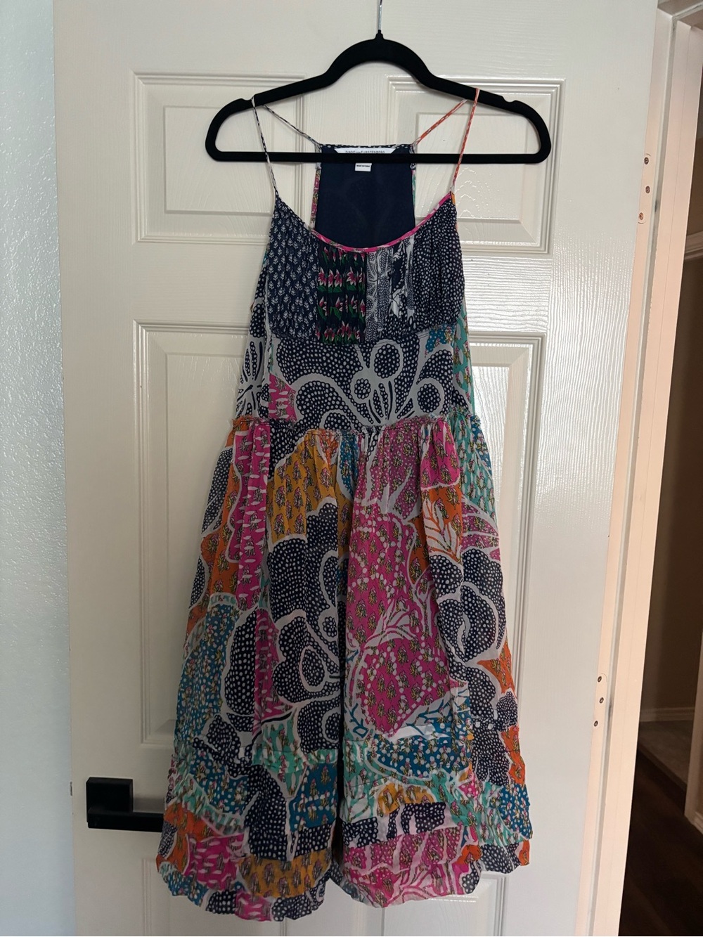 Vintage Diane Von Furstenburg Womens Floral Polkadot Midi Sundress Size S